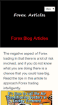 Mobile Screenshot of forextradingplatformreviews.com
